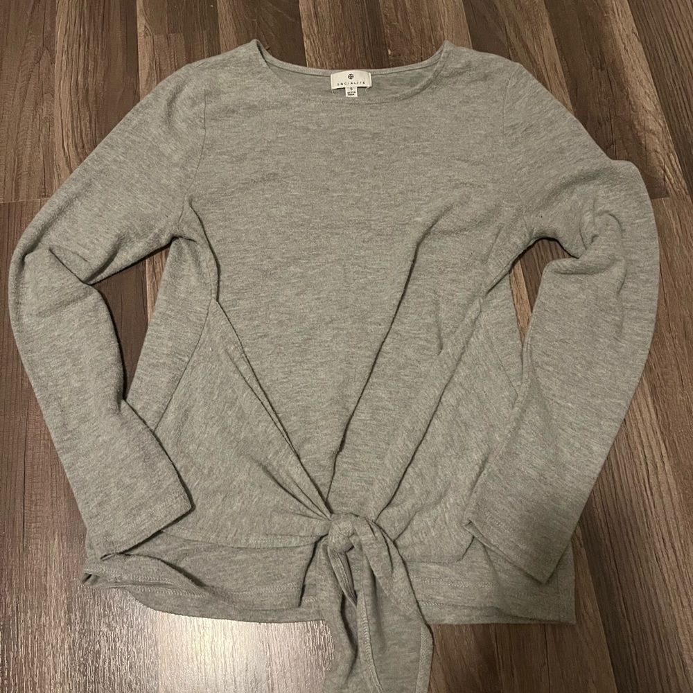 Nordstrom sweater with tie in front size small